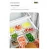 Bouteilles de rangement 1 à 4pcs Boîte de réfrigérateur Légumes Scelled Keeper Fresh-Geeping For Fruit Kitchen Organizer Container