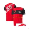 Ropa de moto Ropa de moto F1 Racing Verano Nueva camiseta de manga corta con cuello redondo y secado rápido con la misma caída personalizada Del Dh7B3