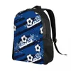 Sac à dos unisexe épaule décontracté randonnée Grunge Football sac d'école voyage ordinateur portable sac à dos