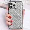 Najnowsze obudowy telefoniczne z diamentami rhinestone na iPhone 15 Pro Max 14plus 13 12 Mini 11 XSMAX XR 8 7 Plus Luksusowy design Scrathproof Błyszczące błysk