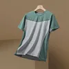 Herr t-shirts snabb torr sport t-shirt herr 2024 kort ärm sommar casual patch arbete plus extra stor 3xl t-shirt topp t-shirt j240330