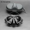 Junhaiinins Temeled Glass Freediving Mask Snorkeling set折りたたみ式シュノーケルJTypeカメラマウント240321