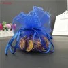 10pcs Juwelierbeutel Round Kordelkordel Organza -Taschen Schmuckverpackung Display Organza Schmucktaschen Schmuck Beutel Verpackungstasche 7z