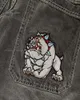 jnco jeans heren shorts streetwear jnco y2k haruku hiphop cartoon grafische print gotic baggy denim gym dames basketbal 651