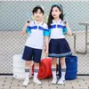 Schuluniform-Set, Sommer-Kurzarm-Sportbekleidung für Grundschüler, Kinderklassenkleidung, Kindergartenuniformen k1vT#