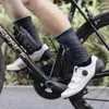 Chaussettes de sport Santic cyclisme vtt vélo mi-coupe quatre saisons respirant course haute élasticité évacuation de l'humidité taille asiatique