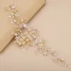 vintage Rose gold Sier Wedding Accories bridal headwear Shiny Crystal Hair comb Elegant banquet for women I27v#