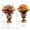 Vases European Soft Decoration American Dining Table TV Cabinet Porch Flower Arranger Top Dry Vase