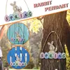 Party Decoration Door Pendant Home Holiday Themed Easter Decor Eggs Hangs Ornament Craft Clear Cake Collars 10