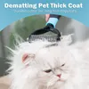 Husdjur hårborttagning borst dubbelsidig hund rengöringsverktyg Tillbehör Päls trimning katt grooming borste kam för valp djurvård