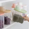 Opslagflessen 1,9 l / 2,5 l thuiskoelkast keukenkast desktop plastic graancontainer transparant voedsel