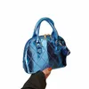 lüks tasarımcı ekose kapitone patent deri kadın çanta Koreli çapraz çanta küçük kabuk tote 2023 yaz yeni A6DJ#
