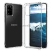 Mobiltelefonfodral Luxury Silicone Clear Case för Samsung Galaxy S21 S22 Ultra S20 Fe A12 A52S 5G A53 S10 Plus A50 A52 A32 A51 A71 A72 Cover YQ240330