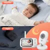 Cdycam 3,5 pouces sans fil vidéo bébé moniteur vision nocturne surveillance de la température 2 voies audio parler bébé nounou caméra de sécurité 240326