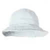 Bérets pour femmes, beau chapeau polyvalent à bord plat, seau décoratif de pêcheur large pliable, vêtements quotidiens pour le soleil