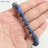 Strand MHS.SUN Natural Blue Sodalite Stone Beads Bracelet Handmade Healing Women Daily Jewelry Elastic Yoga Health For Men Soul Gift