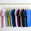 Chemise de Yoga à manches courtes Lu, col rond, T-Shirt de sport pour femmes, tricoté, haute élasticité, respirant, athlétique, vêtements de sport, 2024