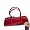 Femmes Fi Chic Y2K Vin Rouge Sac à main All Match Vintage Esthétique Sacs sous-aisselles 2024 Summer Design Sac à bandoulière LG Poignée U6Gu #