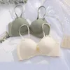 Bras Sets Sexy One-Piece Thickened 3cm Underwear Women's Small Chest Gathered Without Trace Big Girl Steel Ring Bra Set