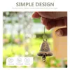 Forniture per feste in metallo Wiccan Bell Wind Chimes Feng Shui Chime Fortune Jingle Keychain Pendants Festival Christmas