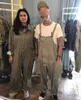 Mens Pants Safari Style Mti-Pocket Overalls Men Streetwear Work Cargo Jumpsuit Dungarees Baggy Bib Trousers Drop Delivery Apparel Clot Dhzao