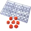 Moule à chocolat en Polycarbonate à 32 cavités, en forme d'amour, pour gâteau en Mousse, plateau de cuisson, bonbons, pâtisserie, outils de confiserie, 240325