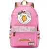 Nieuwe Gudetama Gedrukt Jongen Meisje Kids School Boek Tassen Vrouwen Bagpack Tieners Schooltassen Canvas Reizen Laptop Rugzak 65H3 #