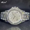 Relogio Masculino Luxury Miss Ice Out Diamond Watch Multifunction Day Date Justera kalenderkvartsur för män DRO 2203252341274O