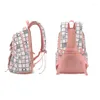 Backpack Schoolbags For Primary School Students With Graffiti Plaid Boys And Girls Grades 1-6 Ultra-light Spine-protecting