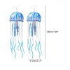 Dangle Earrings YUYU 2Pcs Chinese Tassel Silicone Jellyfish Pendants For Women DIY