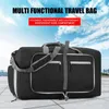 Duffel Bags Foldable Overnight Bag With Shoes Compartment And Adjustable Strap Large Duffle Weekender For Men Women