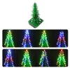 DIY 8 Colorful Easy Making LED Light Christmas Tree avec de la musique Module de kit d'apprentissage électronique pour la décoration de Noël