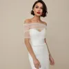 vg73 Bride Wrap Set Detachable Sleeve Bridal Shoulders Wedding Cover Party Bolero Woman Transparent Jacket Removable Gloves G0GJ#