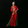 Trajes de dança clássica Yangko Dr Feminino Elegante Chiff Traditial Chinês Folk Fariy Stage Performance Cintura Tambor Dança X1u5 #