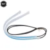 2st CAR Light Guide Strip Ultratin LED-rems Turn Signljus Tvåfärgad ledning på dagtid Running Light Streamer Decorative Light