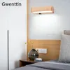 Wall Lamp Nordic Wood Lamps Led Modern Wooden Sconce Light Fixtures For Bedroom Bedside Bathroom Home Art Decor Luminaire