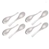 Dinnerware Sets 8 Pack Soup Spoons Stainless Steel Thick Heavy-Weight Table