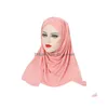 Шапка-бини / тюбетейка Мусульманские женщины Цельный Amira Cross Pl On Ready Instant Хиджаб Длинный шарф Исламский тюрбан Шаль Рамадан Femme Dhgarden Dh5Th