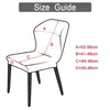 Chair Covers Jacquard Dining Cover Polar Fleece Elastic Anti-dirty Slipcover Stretch Seat Protector Room Home Decor