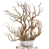 Fleurs décoratives, Branches artificielles, brindilles séchées, décor de Table d'arbre réaliste, 6 pièces