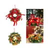 Dekorative Blumen, Weihnachtskerzenhalter, Ring, Kranz, künstliche Blumen, Dekoration für den Schreibtisch