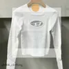 ブランドレディースTシャツディーゼルタンクトップデザイナーレディースTシャツY2KトップレタープリントTシャツoネック半袖Tシャツ女性服ソリッドバイックブルー667