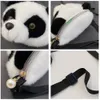 borsa Peluche Panda Borsa a tracolla Regalo Mini Portafoglio Borsa Carto Borsa a tracolla Zaino Peluche Peluche Borsa per bambole Studente f0LG #