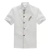 PC court pour la nourriture uniforme manches service boulangerie unisexe restauration veste chemise de base chef hôtel 1 f0vn #