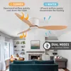Modern Low Floor DC Motor 30W Ceiling Fans With Remote Control Simple Fan Without Light Home 90-260V
