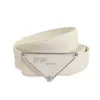 أحزمة Cintura UOMO للرجال مصمم رسائل نمط متعددة مقلوبة مثلث حزام جلدي عالي الجودة قابلة للتعديل بذلة ناعمة حزام الخصر مطلي بالفضة FA0124 C4