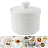 Bowls Ceramic Stew Pot Soup Holder Bowl With Lid Kitchen Tableware Home Supply Mini Pan