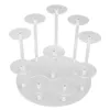 Opbergzakken Cupcakes Displaystandaard Acryl Transparant 10 Kolommen Multifunctionele Erosiebestendige Desserttafel Voor Thanksgiving