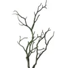 装飾的な花3 PCSクリスマスツリー用の人工黒い装飾品ビンテージフラワー花瓶偽の枝