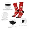 Men's Socks Personal Customized Avatar Printed For Men Women Custom Funny Cotton Long Christmas Design Compression